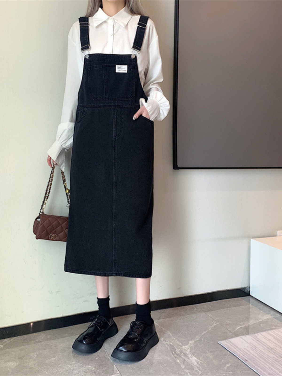 Midi Dress - Slimming Mom Jeans Overalls Women's Summer