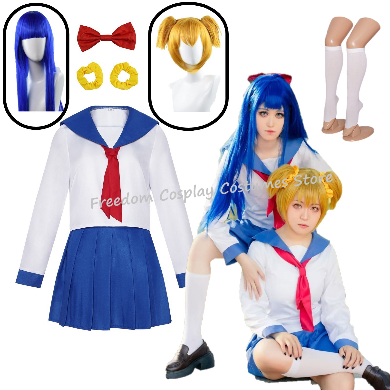 Formal Skirt - Pop Team Epic Popuko Pipimi Cosplay