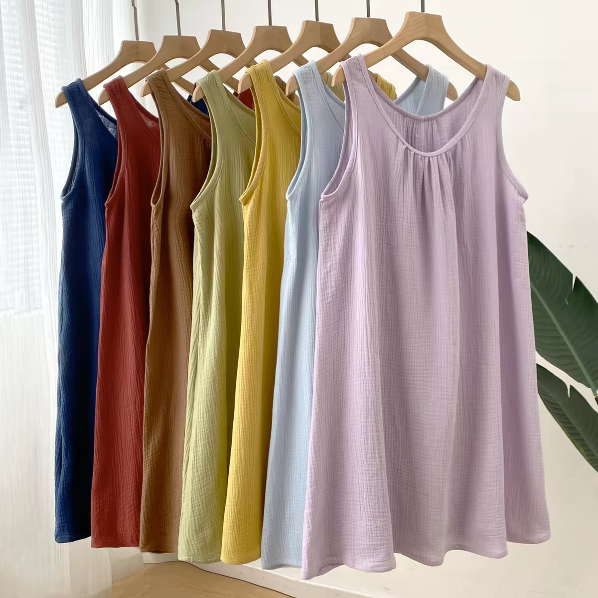 Summer Casual Women's Sleevele - огляд і ціна Midi Dress