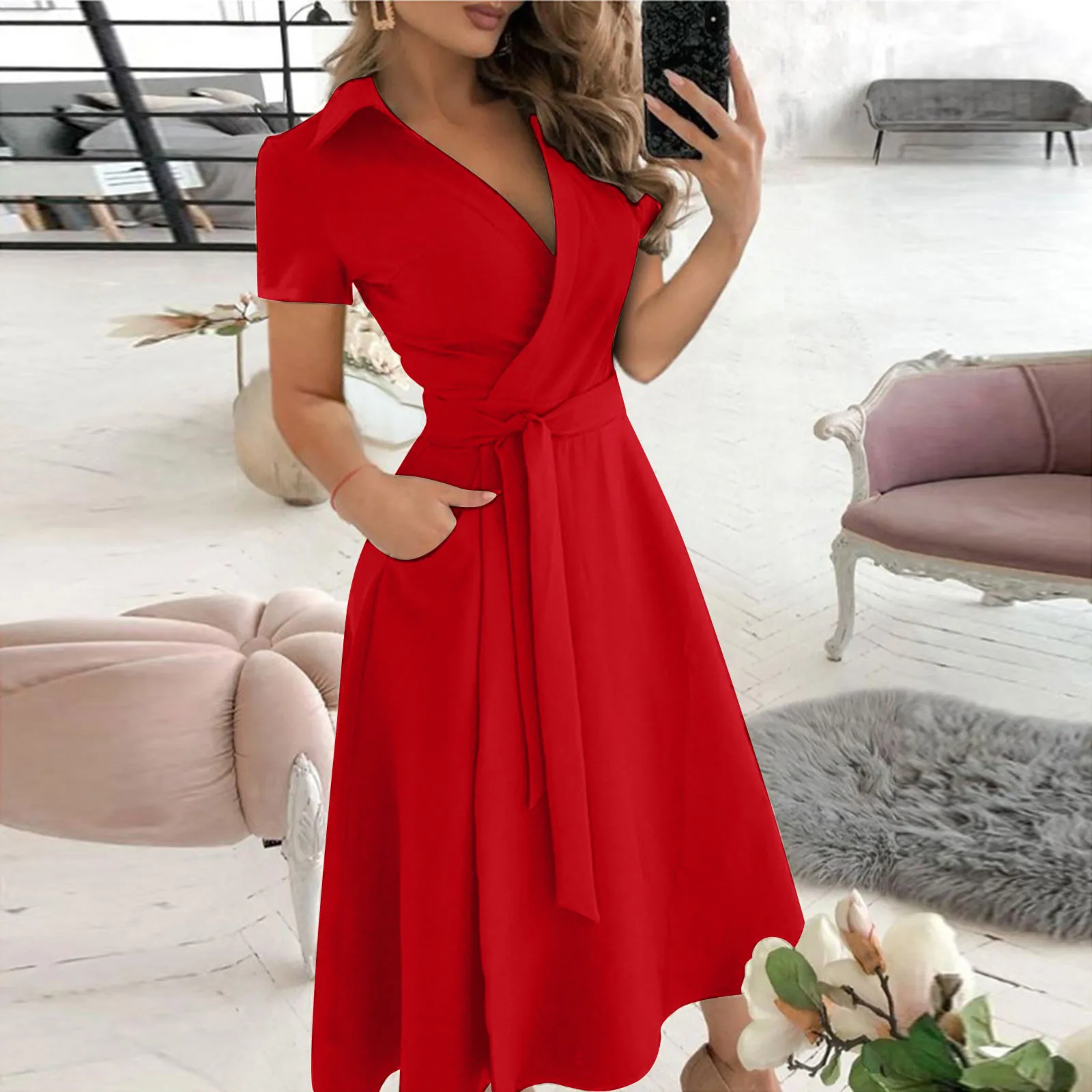 Spring  Summer Fashion Office  - огляд і ціна Women'S Red Formal Wear