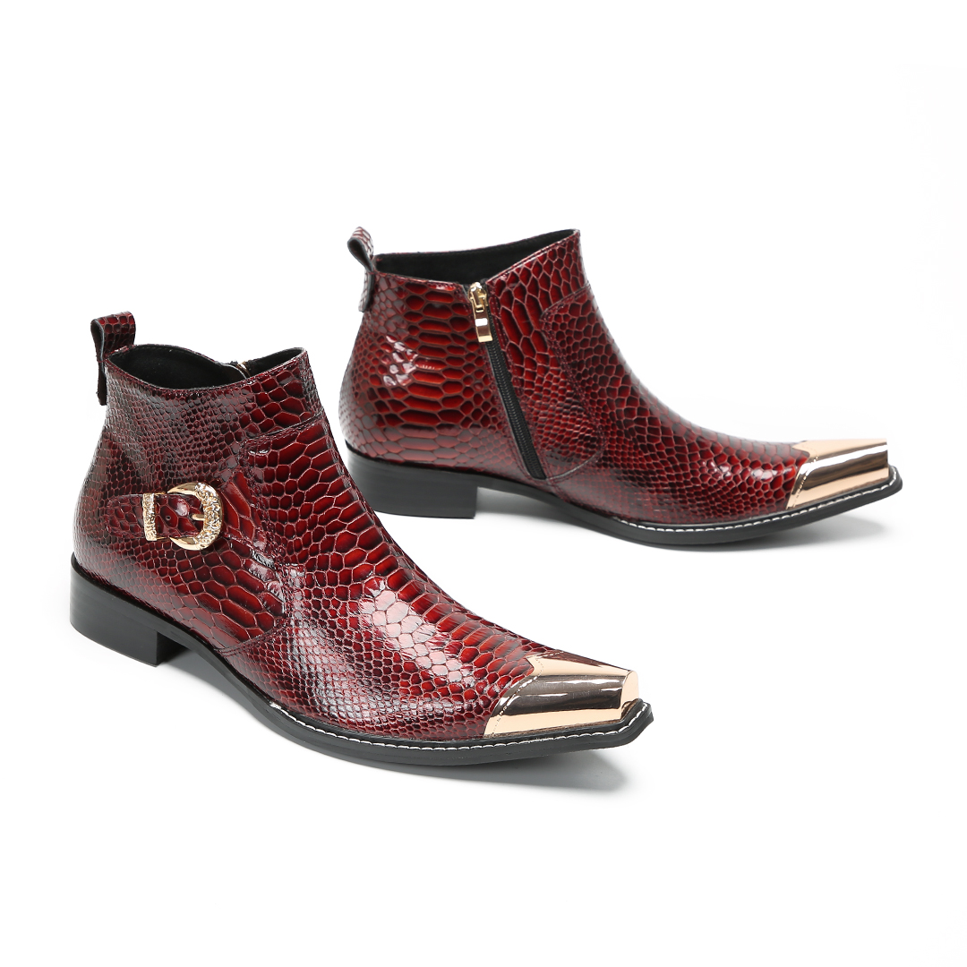 Red Pointed Toe real Leather M - огляд і ціна Formal Dress