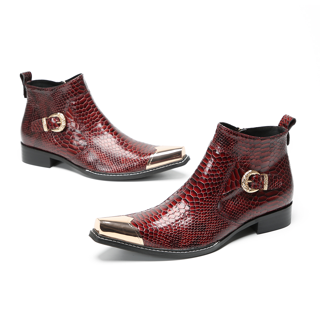 Red Pointed Toe real Leather M - огляд і ціна Formal Dress