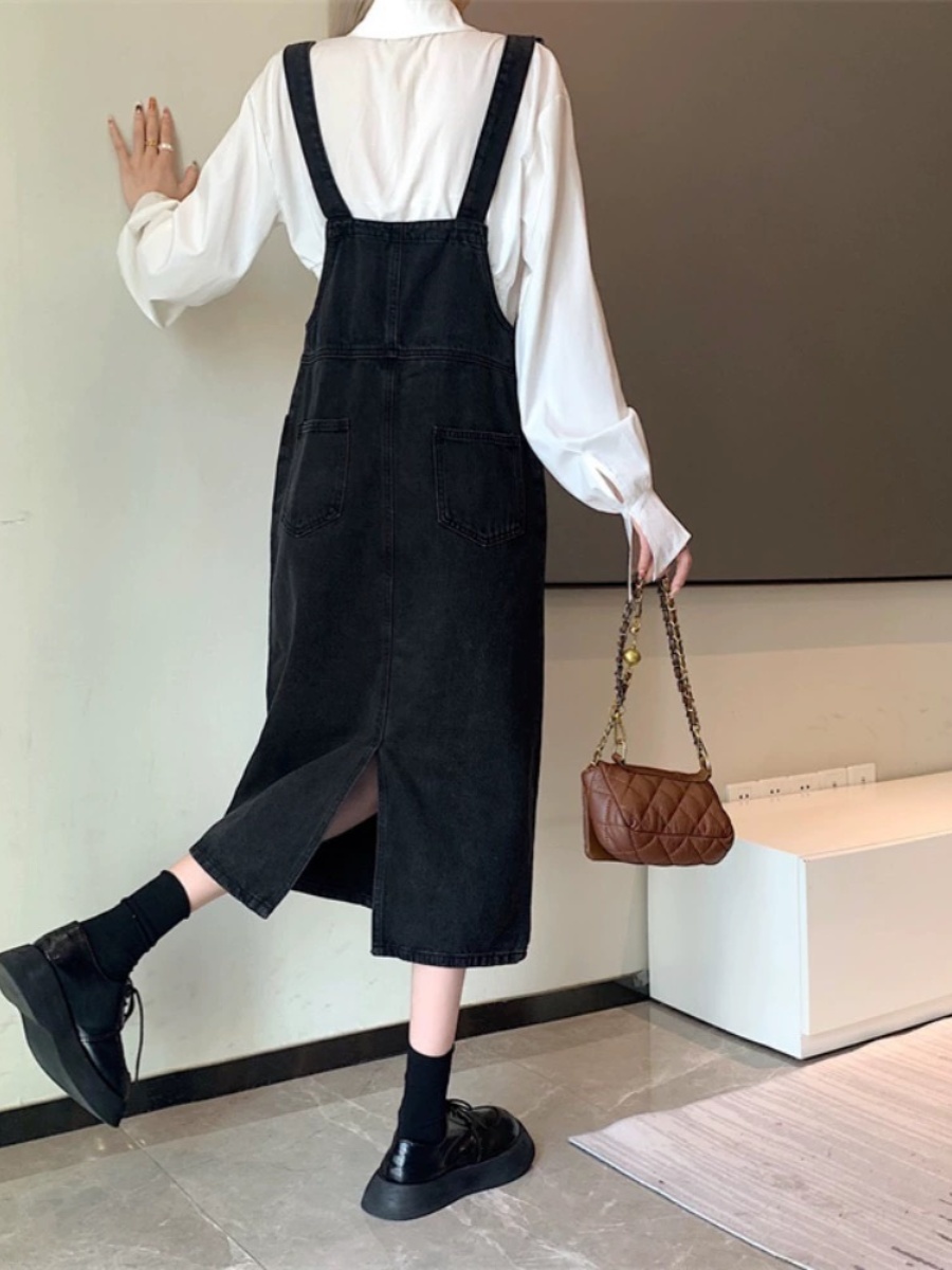 Slimming Mom Jeans Overalls Wo - огляд і ціна Midi Dress
