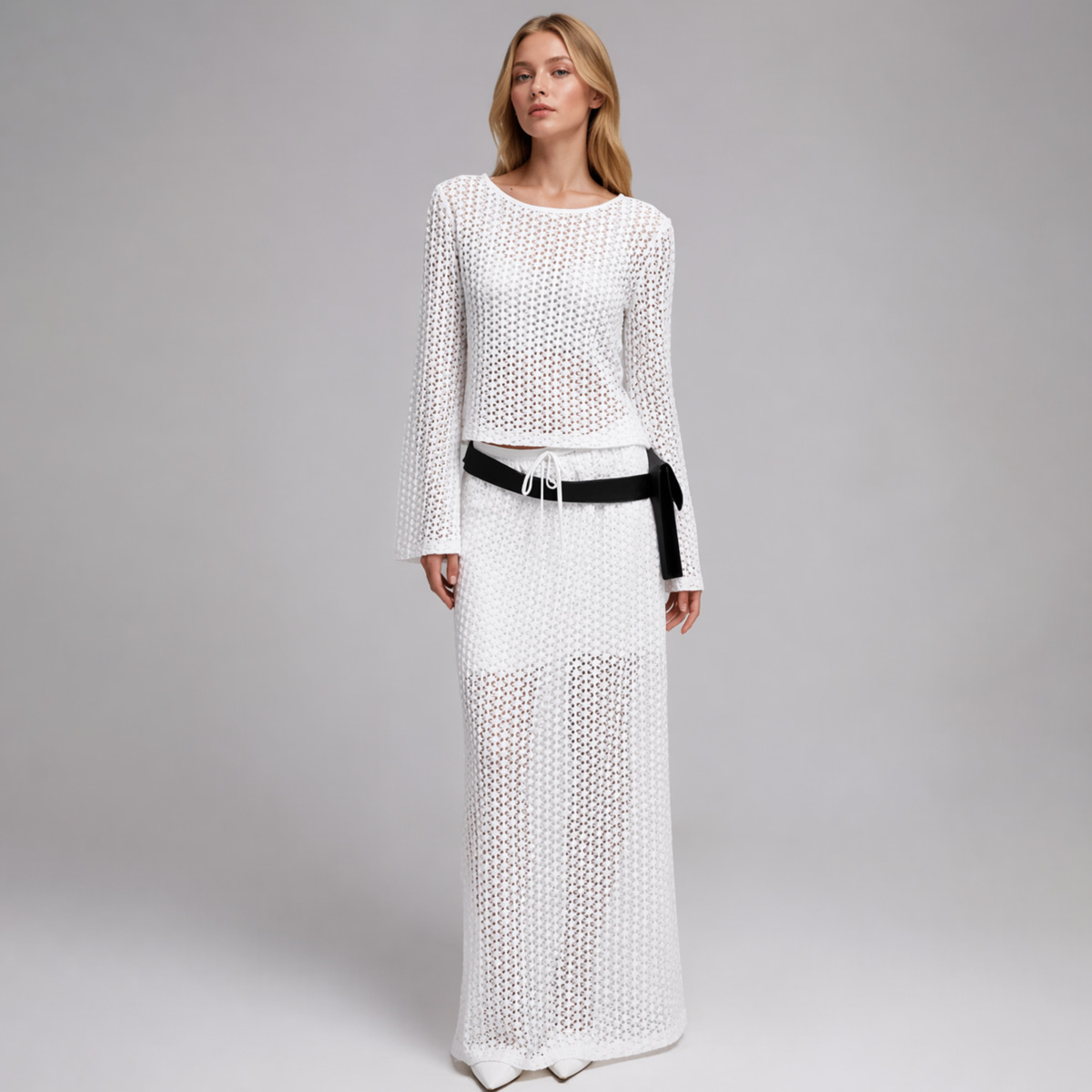 IG 2026 Women's Hollow Out Kni - огляд і ціна Formal Skirt
