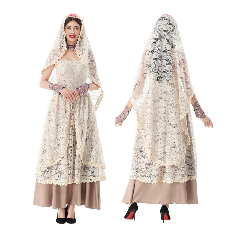 Women Vintage Lace Maxi Dress  - огляд і ціна Lace Dress