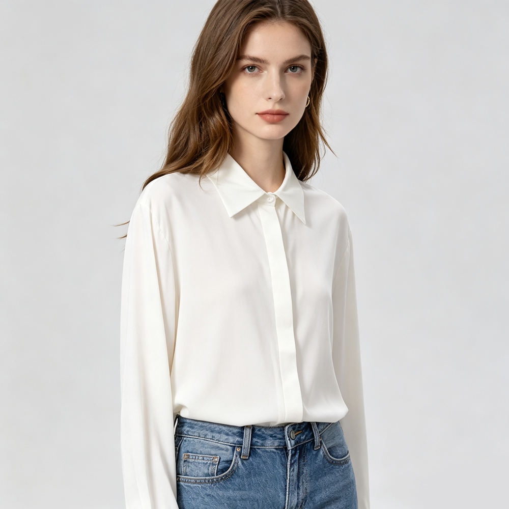 Plus Size Women's Fashion Earl - огляд і ціна Silk Blouse