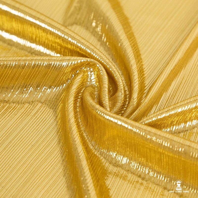 Golden Yellow Ribbed Knit Fabr - огляд і ціна Evening Gown