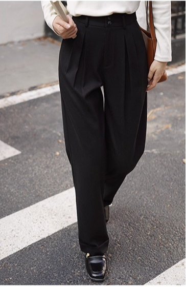 High Waist Wool-Like Trousers  - огляд і ціна Tailored Trouser Wide