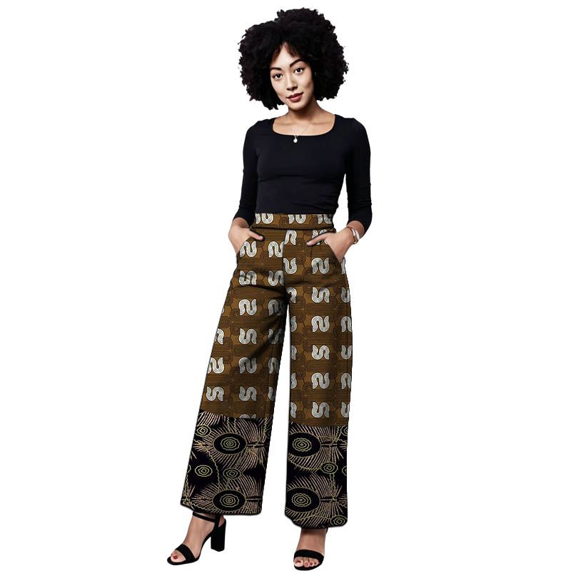 Ankara Outfit Women's Patchwor - огляд і ціна Tailored Trouser Wide