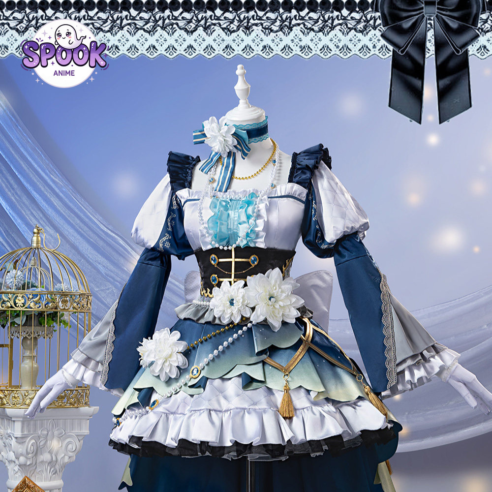 Blue White Lolita Dress Sayo H - огляд і ціна Evening Gown